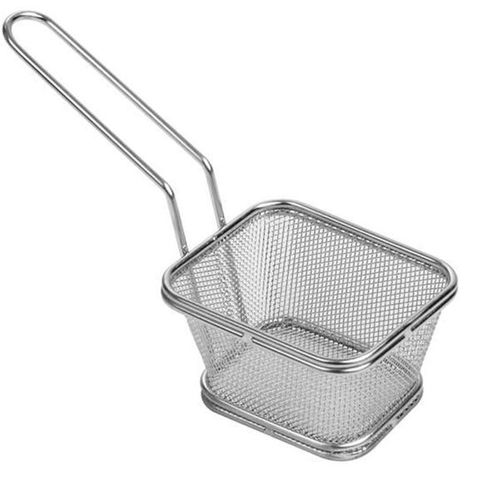 Cesto para servir fritura em inox Uny Gift 23,8x18,3cm Cesto para servir fritura em inox Uny Gift 23,8x18,3cm