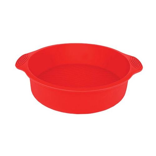 Forma para bolo redonda em silicone Uny Gift 22cm vermelha Forma para bolo redonda em silicone Uny Gift 22cm vermelha