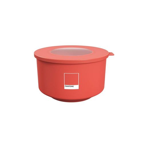Pote em plástico Coza Hoop 2 litros coral