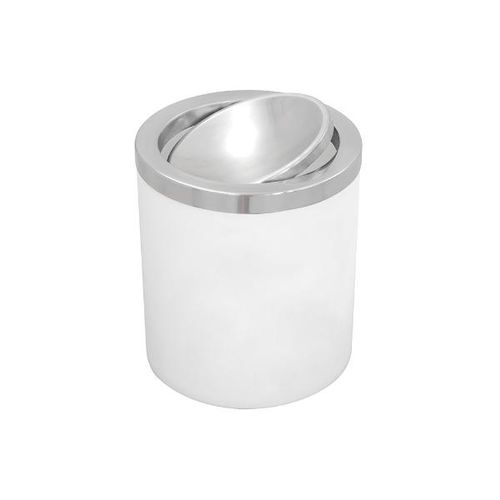 Lixeira polipropileno com tampa basculante Tramontina Util 5L branca Lixeira polipropileno com tampa basculante Tramontina Util 5L branca