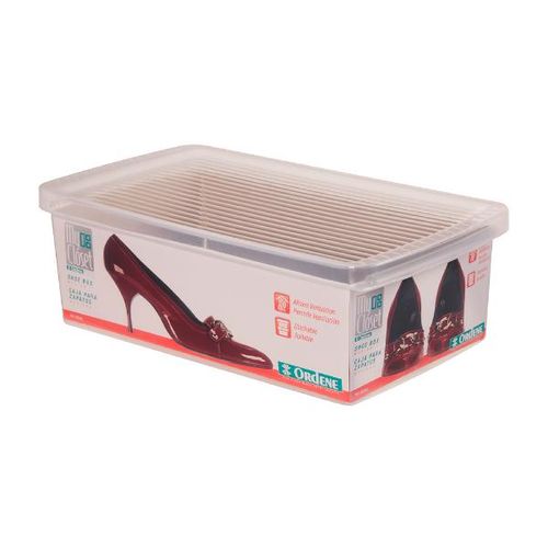Caixa para sapatos em plástico Ordene média Caixa para sapatos em plástico Ordene média