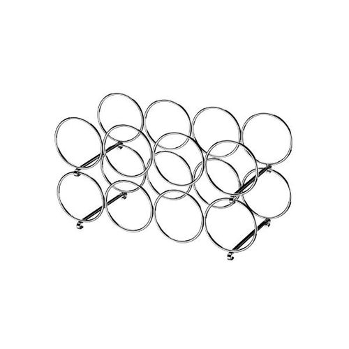 Adega empilhável 4 garrafas em aço carbono Future Decorazione 2 peças Adega empilhável 4 garrafas em aço carbono Future Decorazione 2 peças