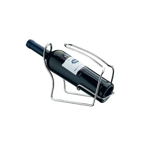 Suporte para garrafa em aço carbono Future Decorazione 18cm Suporte para garrafa em aço carbono Future Decorazione 18cm