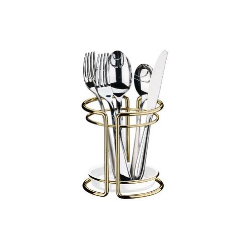 Suporte para utensílios e talheres em aço carbono Future Attuale 13,5cm dourado Suporte para utensílios e talheres em aço carbono Future Attuale 13,5cm dourado