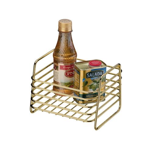 Cesto multiuso em aço carbono Future Originale 13cm dourado Cesto multiuso em aço carbono Future Originale 13cm dourado