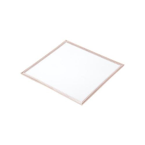 Bandeja quadrada espelhada em metal Urban Edges 15x0,5cm cobre Bandeja quadrada espelhada em metal Urban Edges 15x0,5cm cobre