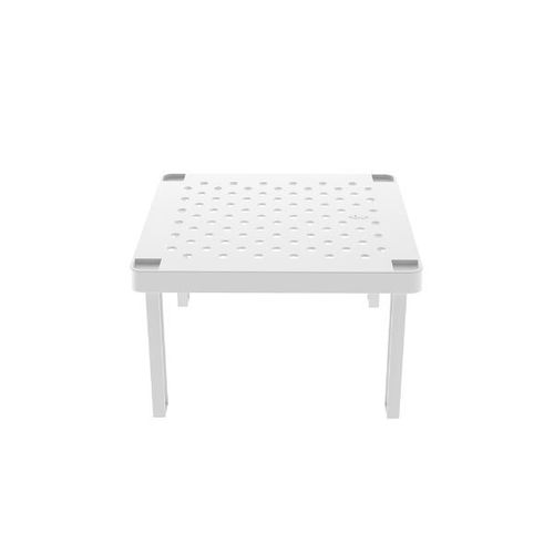 Prateleira quadrada em polipropileno Ou 26X15CM branco Prateleira quadrada em polipropileno Ou 26X15CM branco