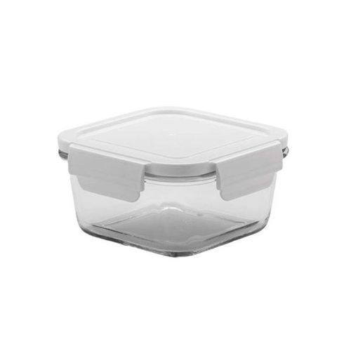 Pote hermético quadrado em vidro Yoi 1,9 litro Pote hermético quadrado em vidro Yoi 1,9 litro