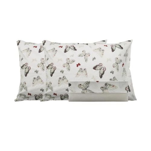 Jogo de lençol duplo com elástico Domani DMI queen estampado Jogo de lençol duplo com elástico Domani DMI queen estampado