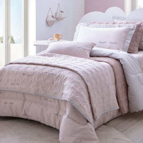 Colcha Crystal Kacyumara 300 fios casal 2,20mx2,40m estampado Colcha Crystal Kacyumara 300 fios casal 2,20mx2,40m estampado