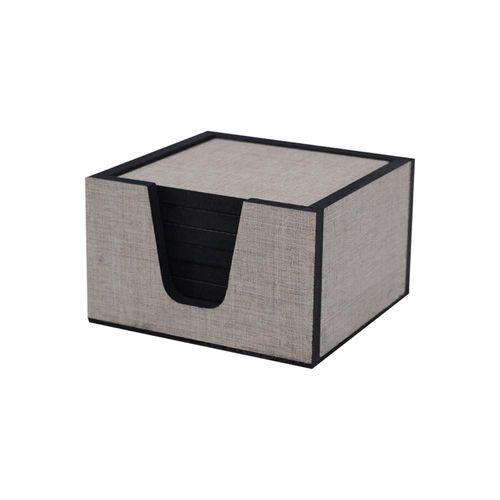 Jogo de porta-copos quadrado com suporte DiSalvatore Terisca 6 peças Jogo de porta-copos quadrado com suporte DiSalvatore Terisca 6 peças