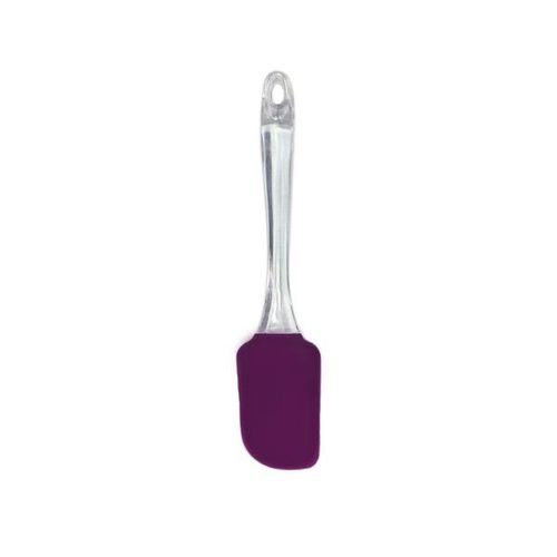 Espátula de silicone com cabo em acrílico Uny Gift 25cm roxo Espátula de silicone com cabo em acrílico Uny Gift 25cm roxo
