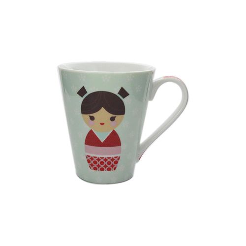 Caneca em porcelana Casambiente Gift Bonecas GIFT007/5