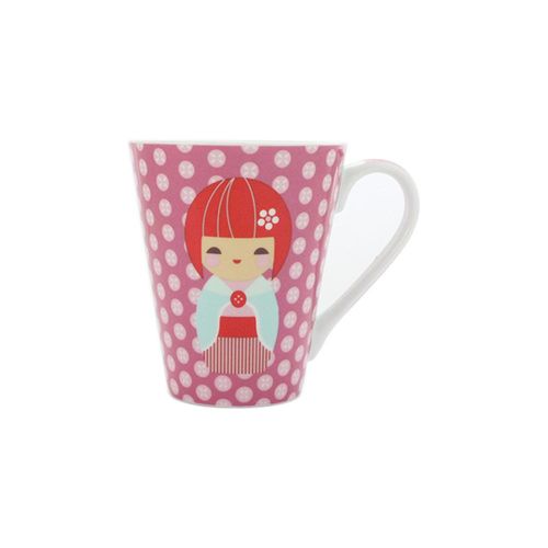 Caneca em porcelana Casambiente Gift Bonecas GIFT007/3 Caneca em porcelana Casambiente Gift Bonecas GIFT007/3
