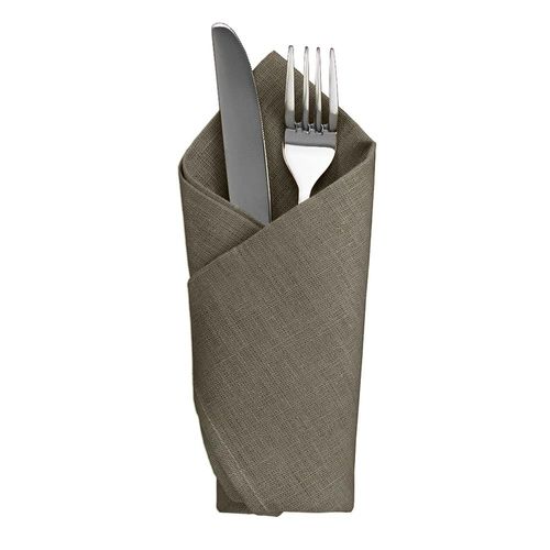 Jogo de guardanapos em algodão Copa&Cia Home Color 4 peças noz-moscada Jogo de guardanapos em algodão Copa&Cia Home Color 4 peças noz-moscada