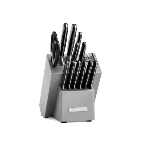 Jogo de facas em inox com rebite triplo inox Kitchenaid Classic 12 peças Jogo de facas em inox com rebite triplo inox Kitchenaid Classic 12 peças