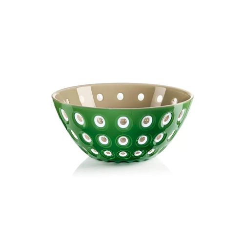 Saladeira bowl em acrílico Guzzini Le Murrine 25cm verde musgo com areia Saladeira bowl em acrílico Guzzini Le Murrine 25cm verde musgo com areia