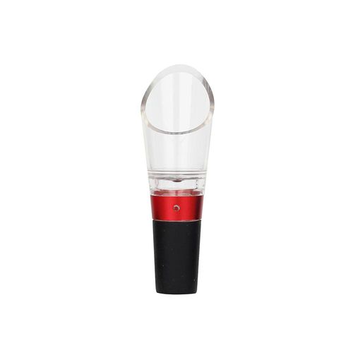 Aerador para vinho em alumínio Fracalanza vermelho 29174