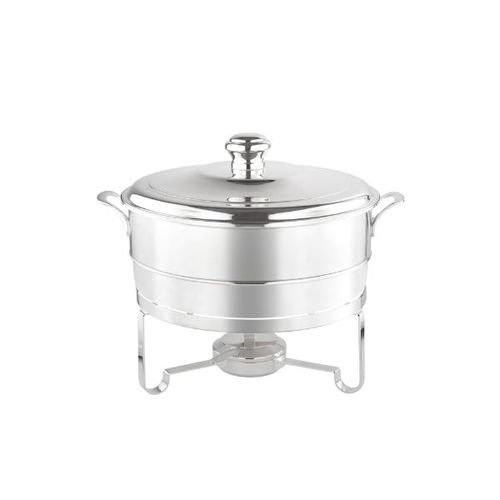 Rechaud redondo com banho-maria Silverlux 24,5cm 2,5L Rechaud redondo com banho-maria Silverlux 24,5cm 2,5L