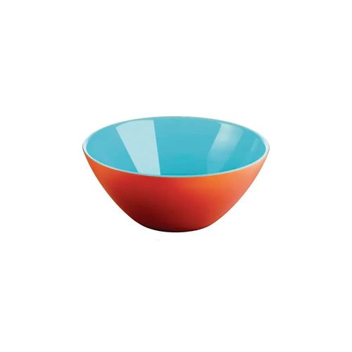Saladeira bowl em acrílico Guzzini My Fusion 20cm coral com azul Saladeira bowl em acrílico Guzzini My Fusion 20cm coral com azul