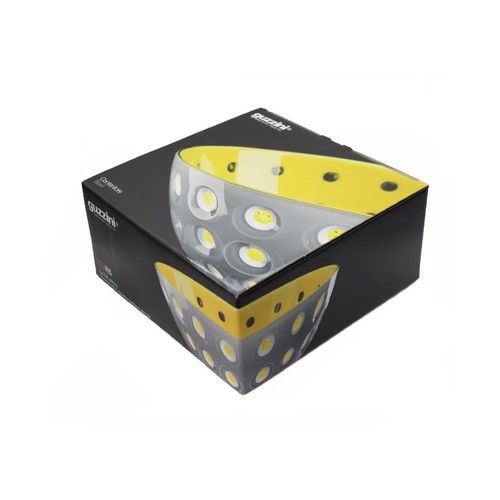 Saladeira bowl em acrílico Guzzini Le Murrine 25cm amarelo com cinza Saladeira bowl em acrílico Guzzini Le Murrine 25cm amarelo com cinza