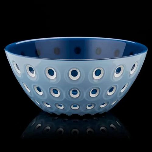 Saladeira bowl em acrílico Guzzini Le Murrine 25cm azul claro com azul mediterrâneo Saladeira bowl em acrílico Guzzini Le Murrine 25cm azul claro com azul mediterrâneo