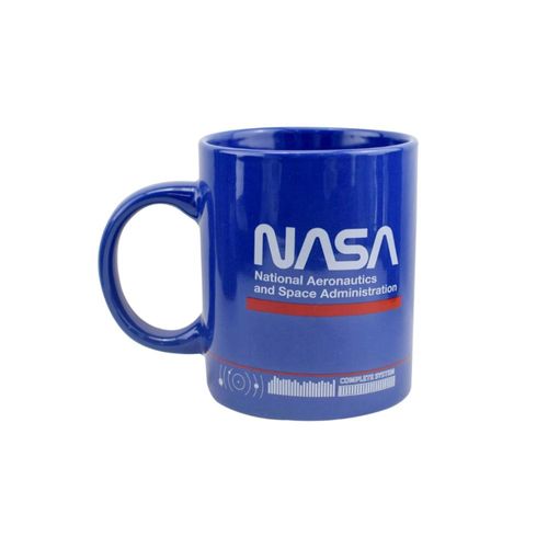 Caneca em cerâmica Nasa Desenho Técnico 320ml 9,5cm