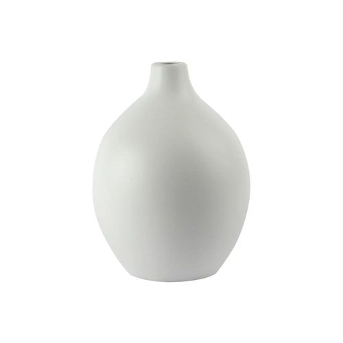 Vaso em cerâmica L'Hermitage Alent 15x20cm branco Vaso em cerâmica L'Hermitage Alent 15x20cm branco