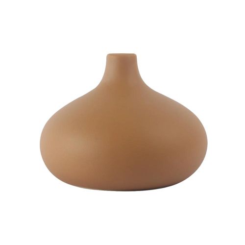 Vaso em cerâmica L'Hermitage Alent 16x12cm laranja Vaso em cerâmica L'Hermitage Alent 16x12cm laranja