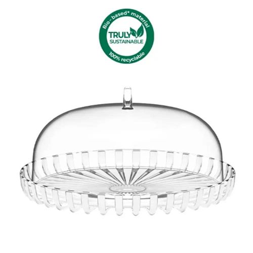 Porta-bolo em bio plástico Guzzini Dolcevita 31x16cm pérola Porta-bolo em bio plástico Guzzini Dolcevita 31x16cm pérola