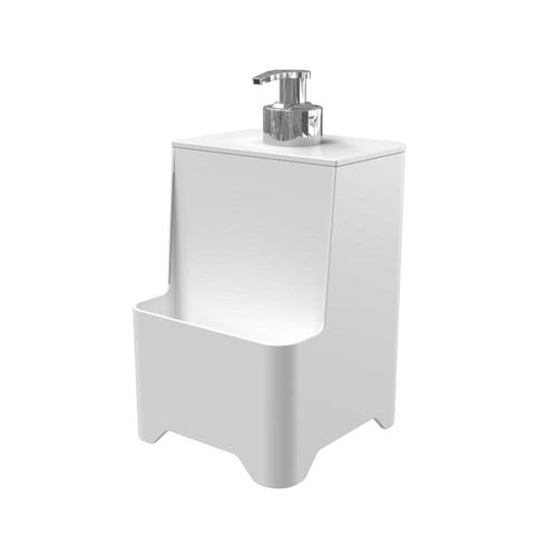 Dispenser para detergente esponja Stolf Cromo Smile 650ml branco Dispenser para detergente esponja Stolf Cromo Smile 650ml branco