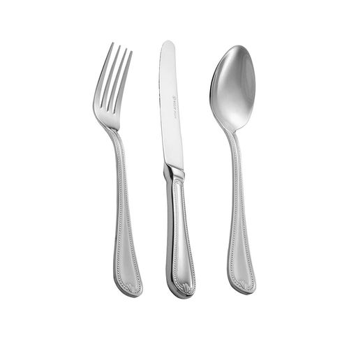 Faqueiro em aço inox sem estojo Wolf Geneve 130 peças