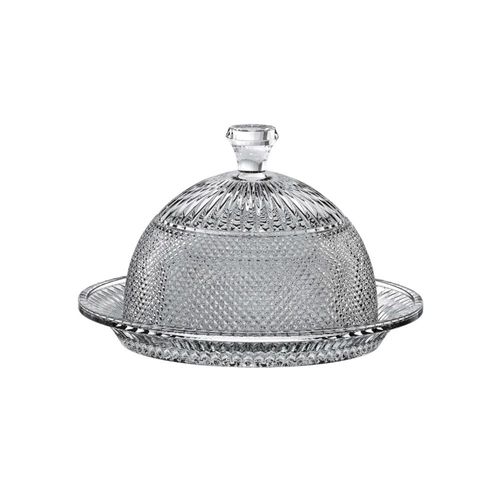 Queijeira com tampa em cristal ecológico Esplanada 20x13cm incolor Queijeira com tampa em cristal ecológico Esplanada 20x13cm incolor