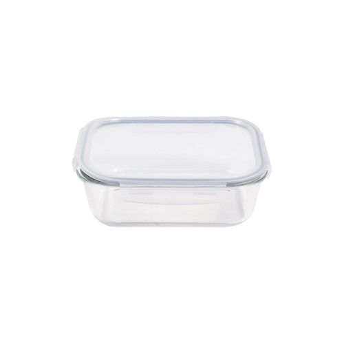 Pote hermético retangular em vidro Kenya Kitchen 370ml Pote hermético retangular em vidro Kenya Kitchen 370ml