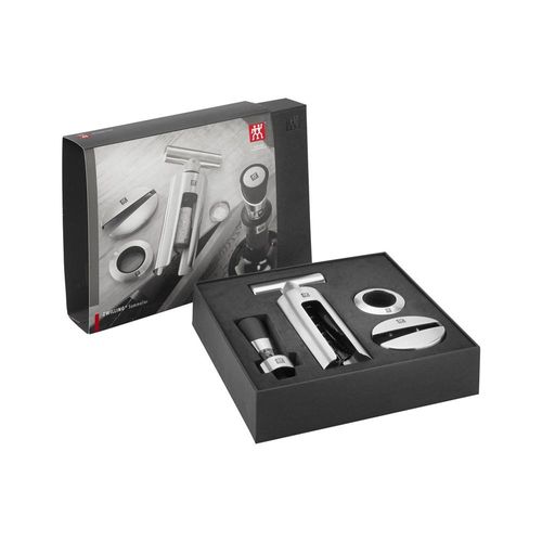 Jogo para vinhos em inox Zwilling Sommelier 4 peças Jogo para vinhos em inox Zwilling Sommelier 4 peças