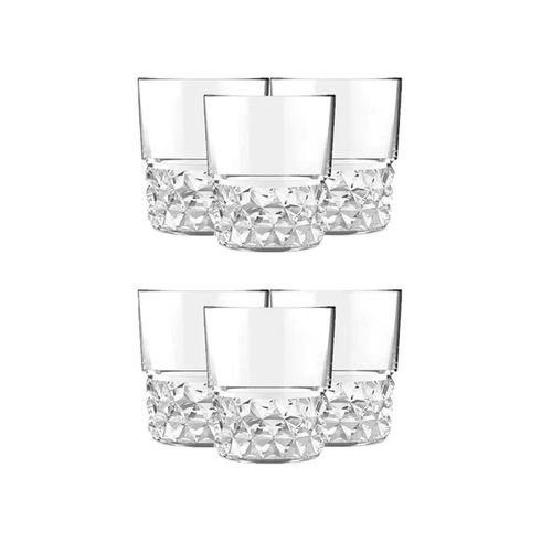 Jogo de copos em vidro Plasvale Diamante 100ml 6 peças Jogo de copos em vidro Plasvale Diamante 100ml 6 peças