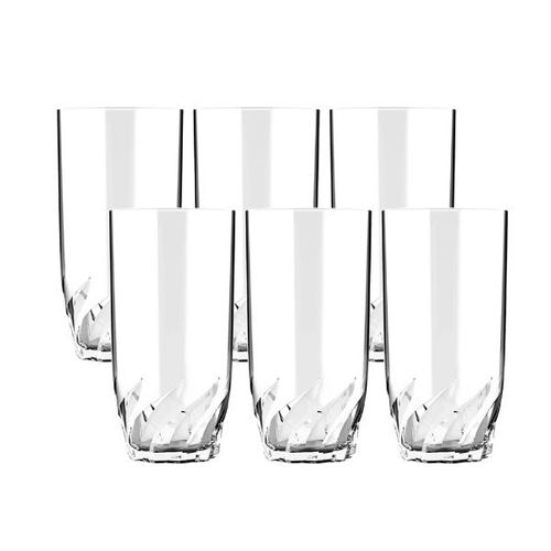 Jogo de copos em vidro Plasvale Bali 230ml 6 peças incolor Jogo de copos em vidro Plasvale Bali 230ml 6 peças incolor