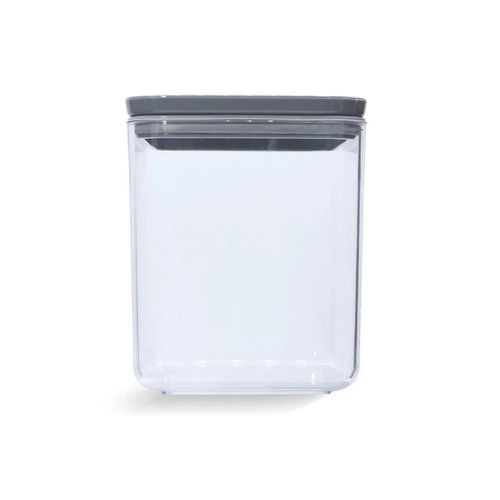 Porta mantimentos hermético Plasvale Cristal 1 Litro cinza Porta mantimentos hermético Plasvale Cristal 1 Litro cinza