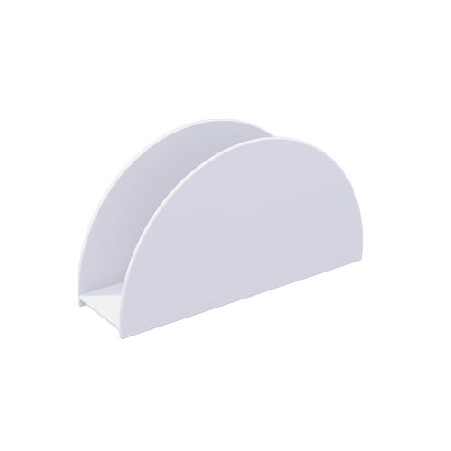 Porta-guardanapos redonda em plástico Coza Cozy 15x4,2x8,1cm branco