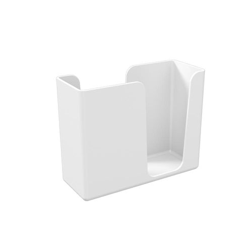 Porta-guardanapos em plástico Coza Uno 13,6x5,3x10,4cm branco
