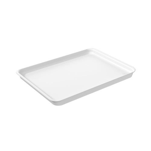 Bandeja em plástico Coza Uno 32,5x23,5x2,5cm branca