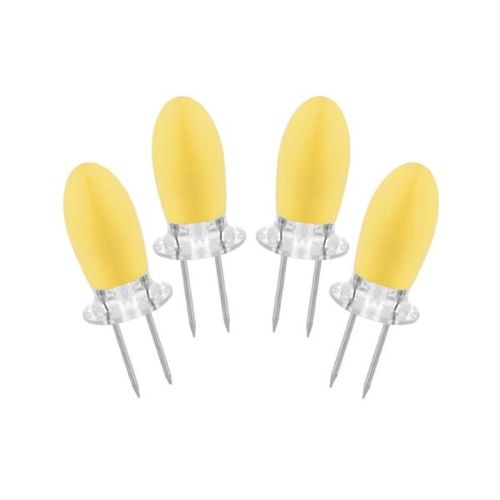 Jogo de garfos para espiga de milho Uny Gift 7,6cm 4 peças Jogo de garfos para espiga de milho Uny Gift 7,6cm 4 peças