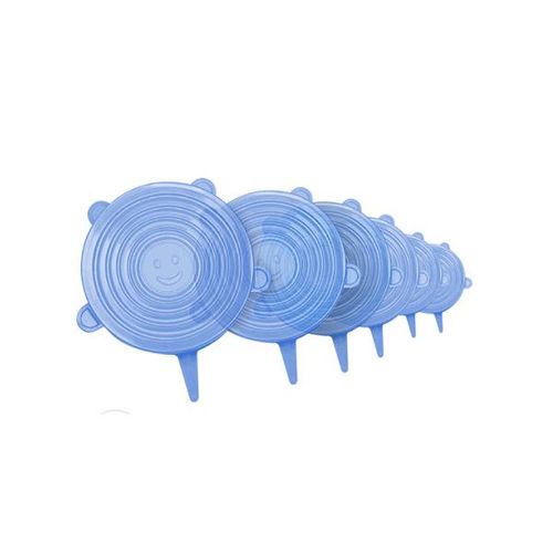 Jogo de tampas em silicone Uny Gift 6 peças Jogo de tampas em silicone Uny Gift 6 peças