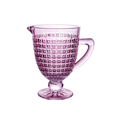 Jarra em vidro com pé L'Hermitage Chevalier 1 litro roxa Jarra em vidro com pé L'Hermitage Chevalier 1 litro roxa