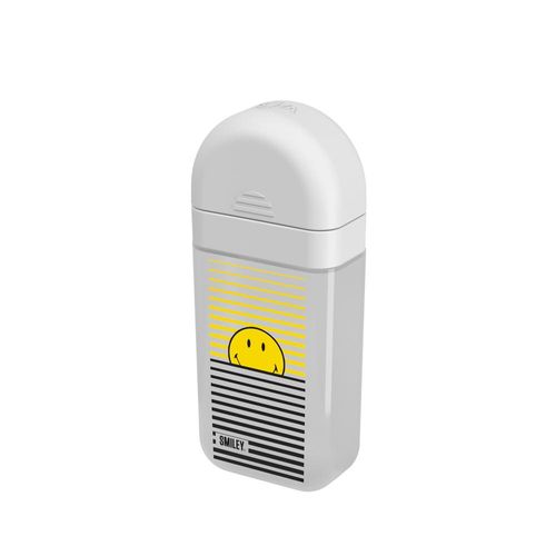 Porta-alcool gel plástico Coza Smiley 50ml listras