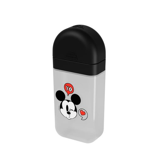 Porta-alcool gel plástico Coza Disney 50ml preto