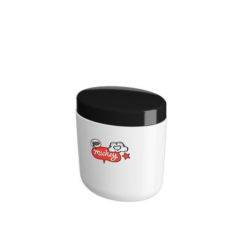 Porta-algodão em plástico Coza Bulky Disney preto/branco