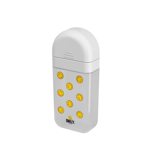 Porta-alcool gel plástico Coza Smiley 50ml carinhas
