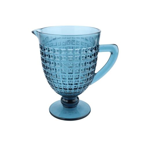 Jarra em vidro com pé L'Hermitage Chevalier 1 Litro azul Jarra em vidro com pé L'Hermitage Chevalier 1 Litro azul