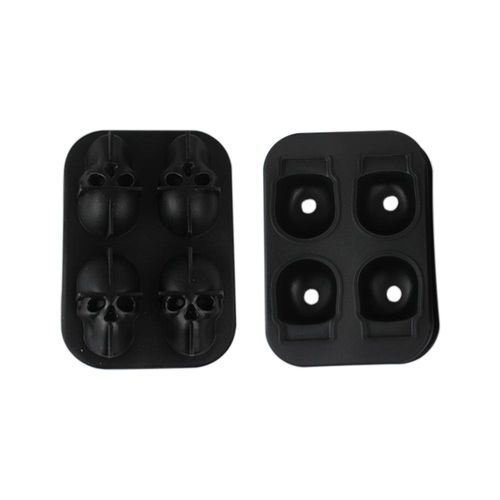 Forma de gelo em silicone Mr Gifts Caveira Forma de gelo em silicone Mr Gifts Caveira